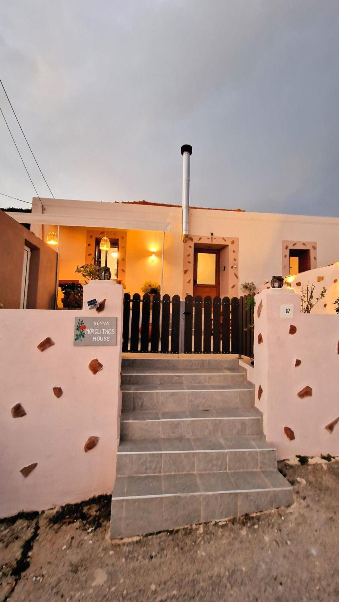 Seva Monolithos House Villa Eksteriør bilde